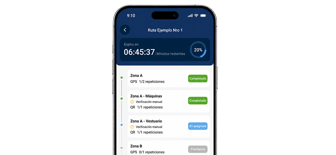 Control de asistencia y Control de Roda - Attendance control